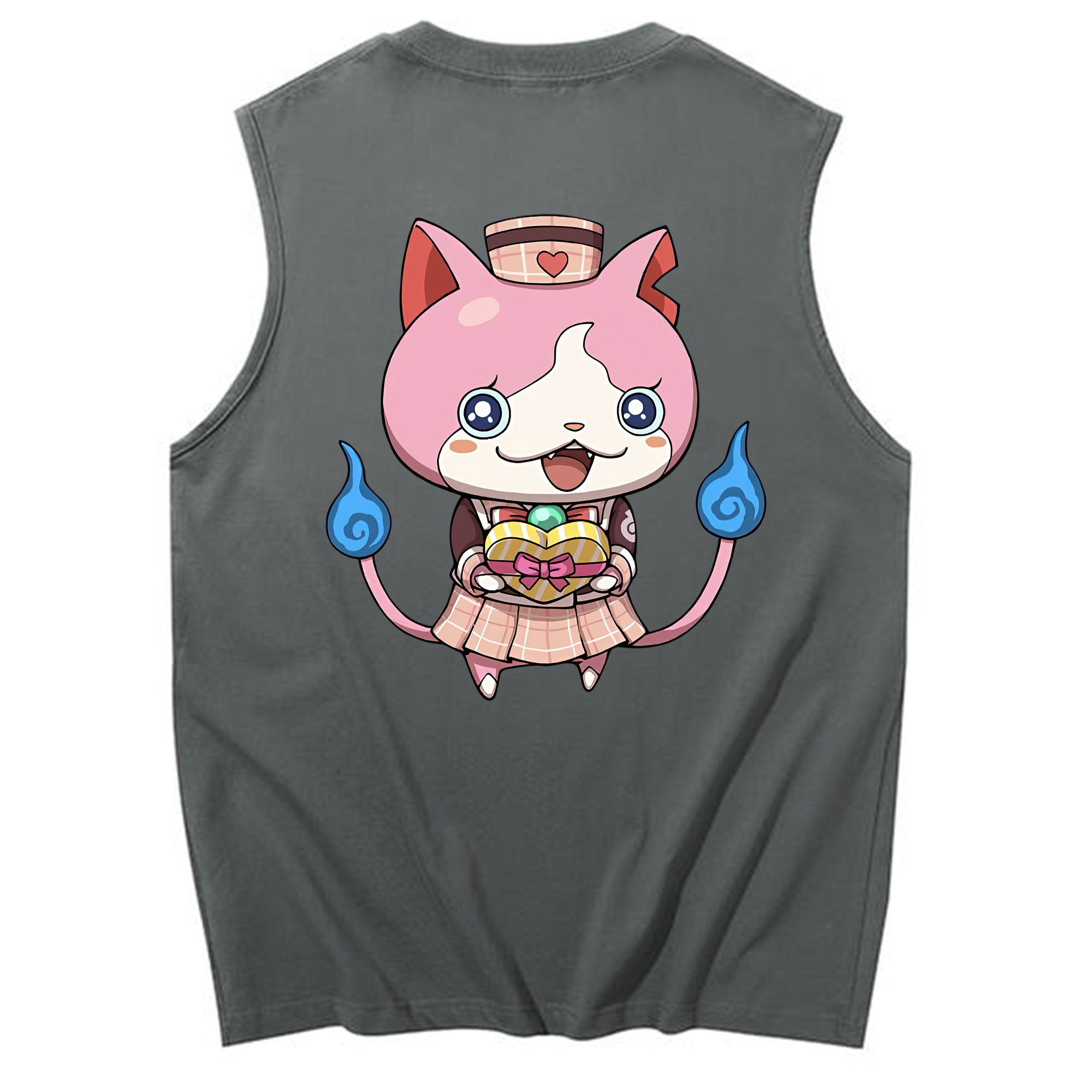 （画像用） 妖怪ウォッチ Yo-kai Watch コットン100％タンクトップ（背面プリント）